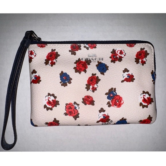 Coach CROSSBODY IN TEA ROSE FLORAL COATED CANVAS F57628 W/ Matching Wallet - Picture 16 of 16